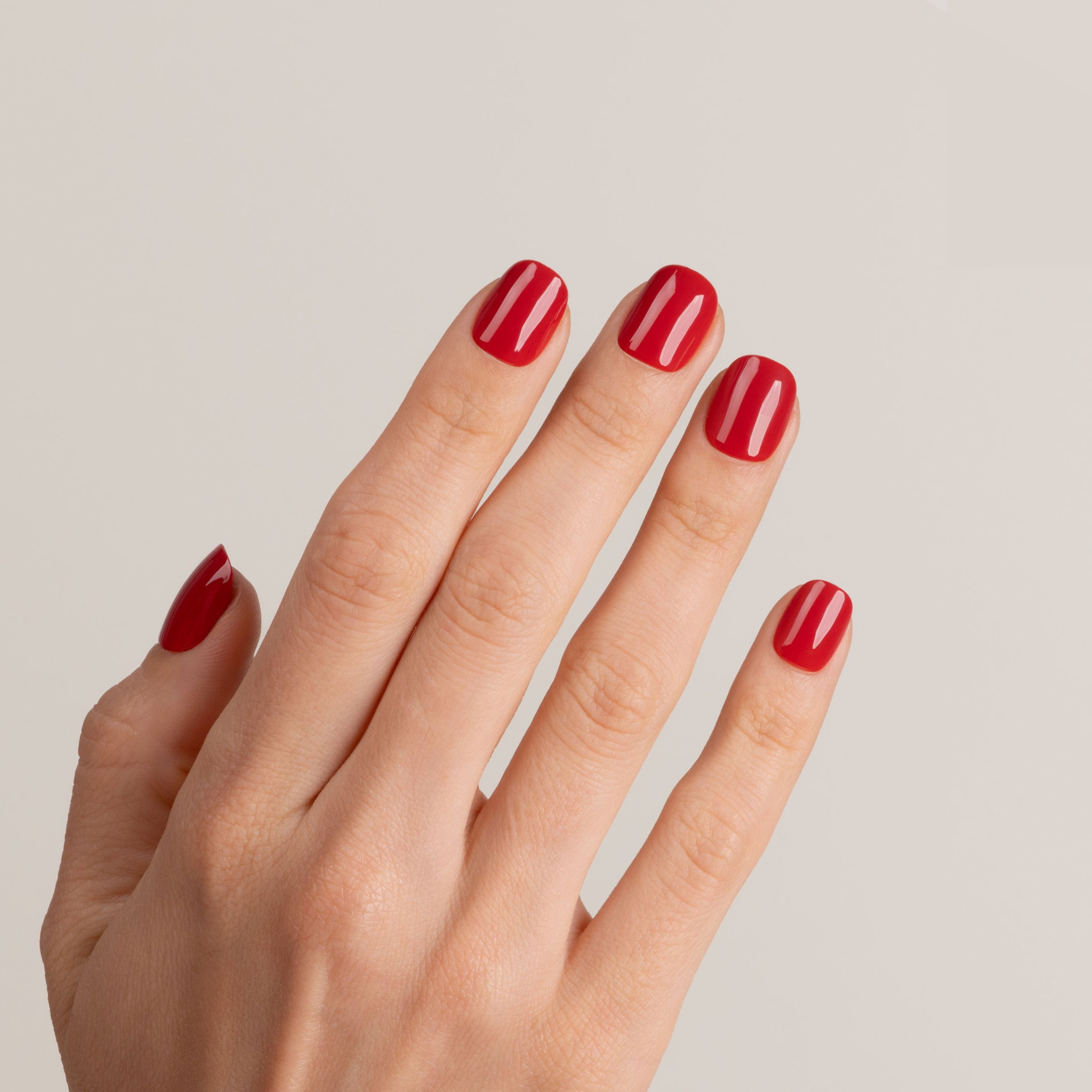 Red premuium press-on nails